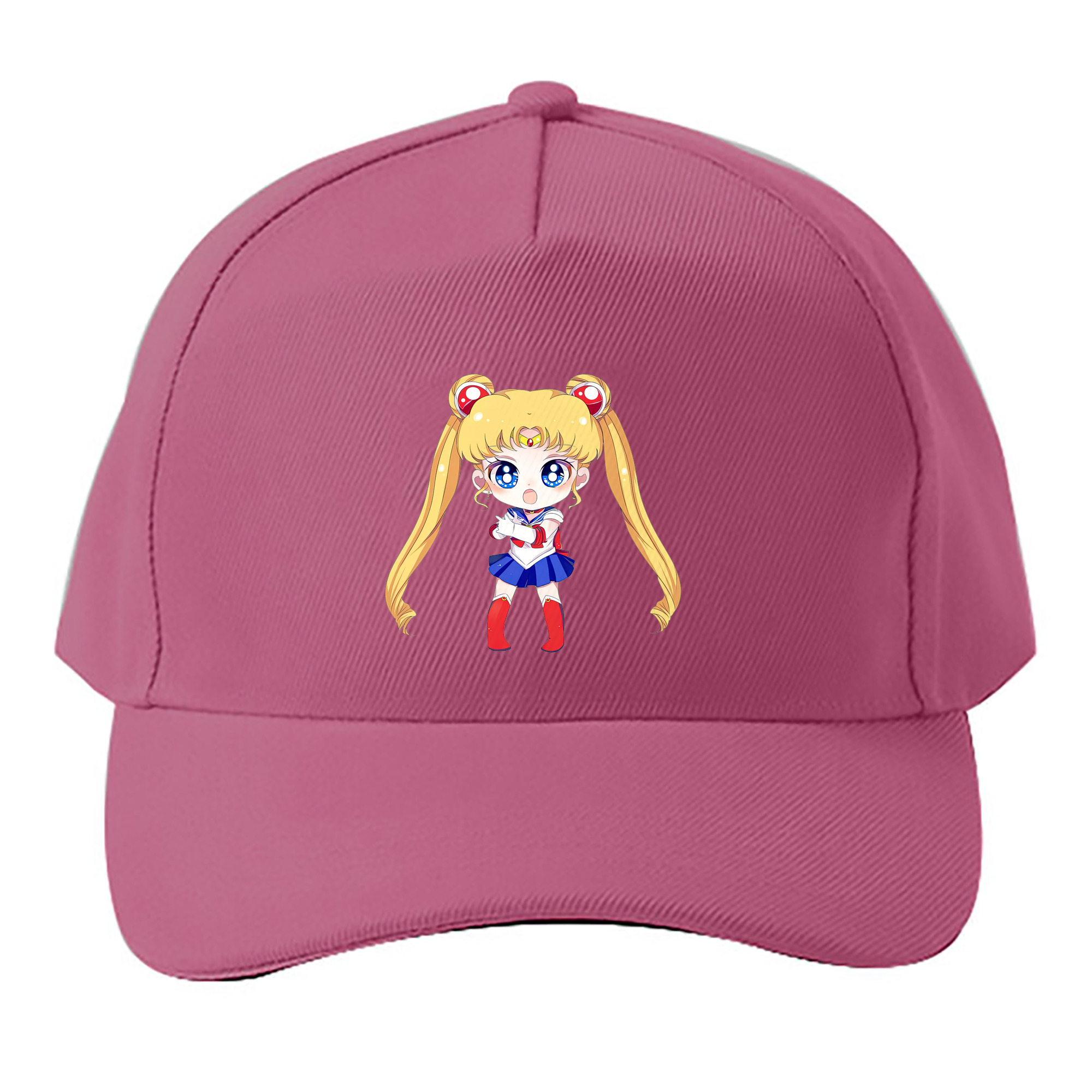 （画像用） 美少女戦士セーラームーン 月野 うさぎ つきの うさぎ Sailor Moon Tsukino Usagi ベースボールキャップ 綿100％ 男女兼用 帽子 スポーツ